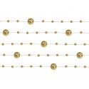 Girlandy perłowe, złoty, 1,3m, 1op.