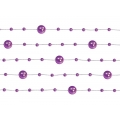 Girlandy perłowe, purpura, 1,3m, 1op.