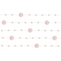 Girlandy perłowe, j. różowy, 1,3m, 1op.