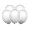 Balony Led 12", biały, 5szt.
