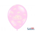 Balony 30cm, It's a Girl, Pastel Baby Pink, 50szt.