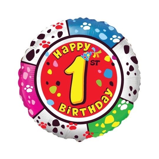 Balon foliowy 18" FX - " Happy Birthday - 1"