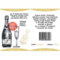 Etykiety na Wino Weselne Beżowe - 16 sztuk EW7