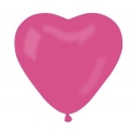Balon CR pastel "Serce bez nadruku" - "różowy 07" / 50 szt
