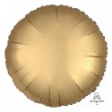 Balon foliowy Satyna Lux S15, CIR Złoty, 43 cm