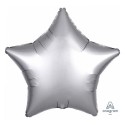 Balon foliowy Satyna Lux S15, STR Stalowy , 43 cm