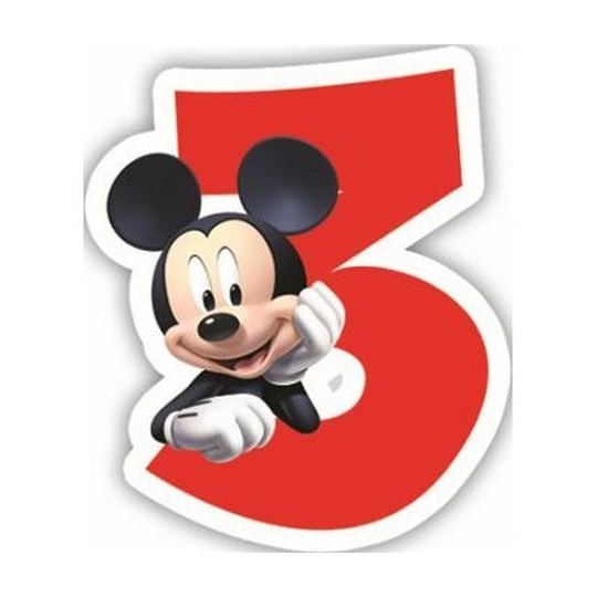 	 Świeczka Disney "Mickey 3"