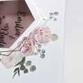 Zaproszenie Ślubne romantyczne kwiaty F1495