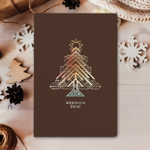 Kartki świąteczne z logo firmy