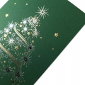 Zielona Kartka Świąteczna z choinką FS256Z