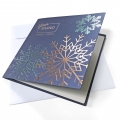 Kartka Świąteczna z płatkami śniegu FS1030