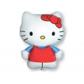 Balon foliowy 24 cale FX - Hello Kitty (czerwona kokardka)