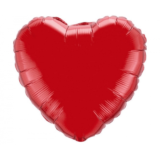 Balon foliowy 18" FX - "Serce" (czerwone)