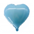Balon foliowy "Serce", błękitne, 18"