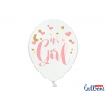 Balony 30cm, It's a Girl, P. Pure White