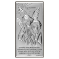 Obrazek Srebrny z Aniołem Stróżem 6x12cm