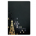 Kartka Świąteczna ze złotą geometryczną choinką FS634ag
