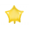Balon foliowy Gwiazdka, 48cm, żółty