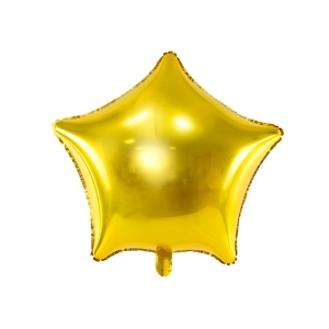 Balon foliowy Gwiazdka, 70cm, złoty