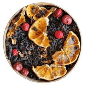 Herbata czarna z mandarynką, pigwowcem, porzeczką i goździkiem  40g