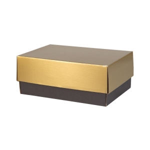Złoto-czarne pudełko 320x220x130