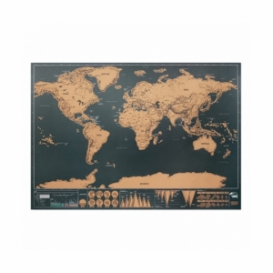 BEEN THERE - Mapa świata - zdrapka z logo