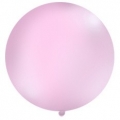 Balon 1m, okrągły, Pastel różowy, 1szt.