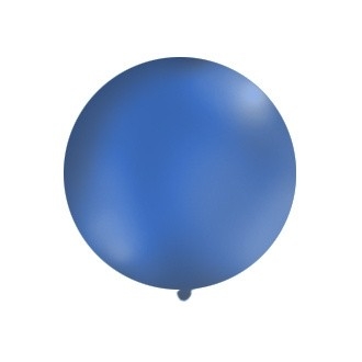 Balon 1m, okrągły, Pastel granat, 1szt.