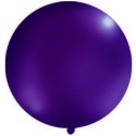 Balon 1m, okrągły, Pastel c. fiolet, 1szt.