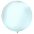 Balon 1m, okrągły, Pastel transparentny, 1szt.