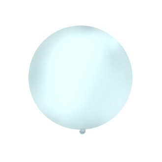 Balon 1m, okrągły, Pastel transparentny, 1szt.