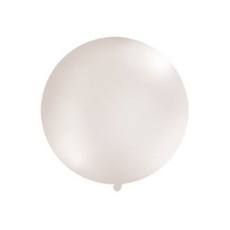 Balon 1m, okrągły, Metallic perłowy, 1szt.
